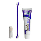 SmileCare – 4-in-1 Pet Dental Kit with Beef-Flavored Toothpaste & Dual Brushes