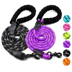 Heavy-Duty Reflective Rope Leash - Strong Dog Leash