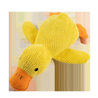 QuackyPlush — Soft Squeaky Duck Toy for Dogs Dog toy plush companion sleeping duck bite resistant teeth grinding sound relief duck sound toy