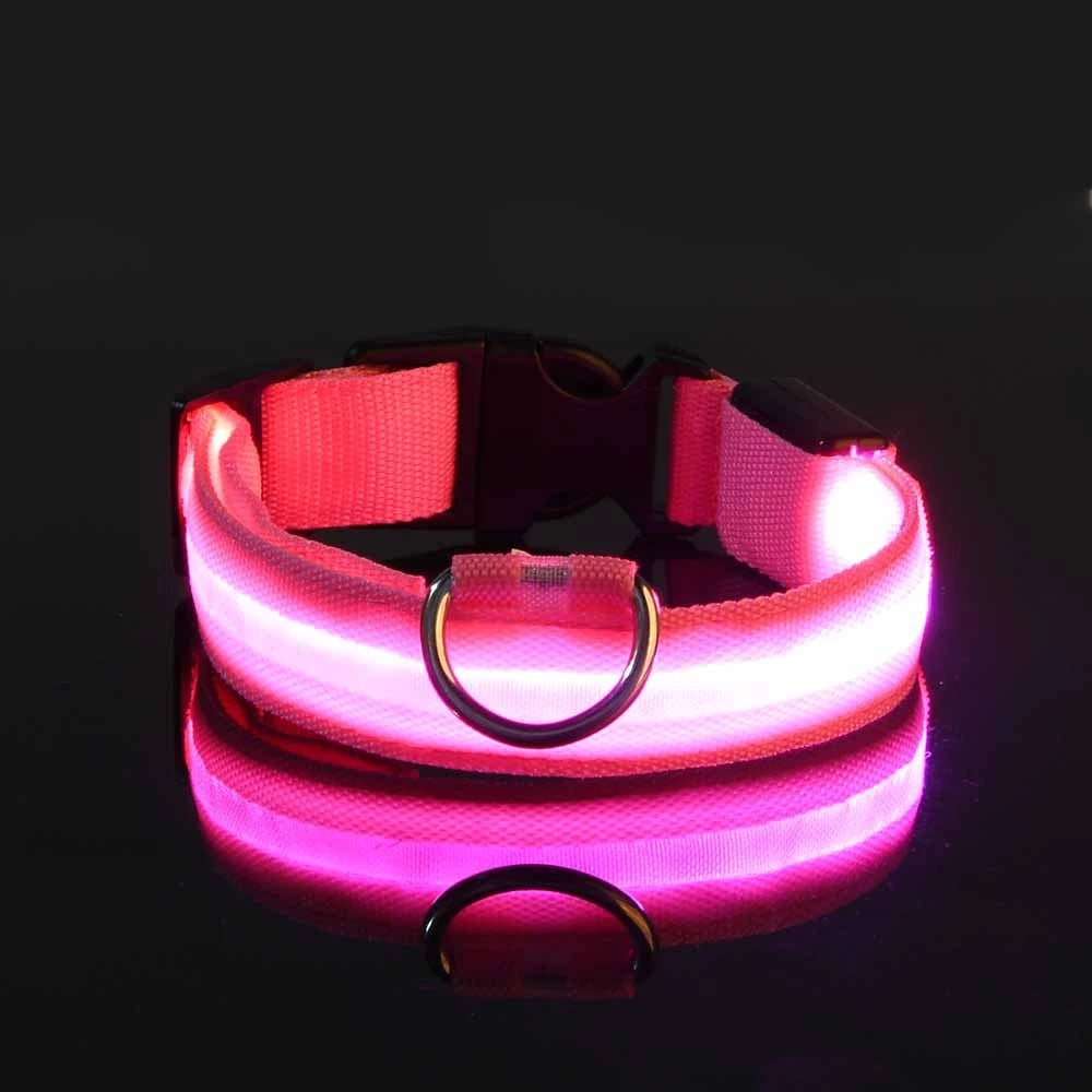 LED Night-Safe Luminous Dog Collar