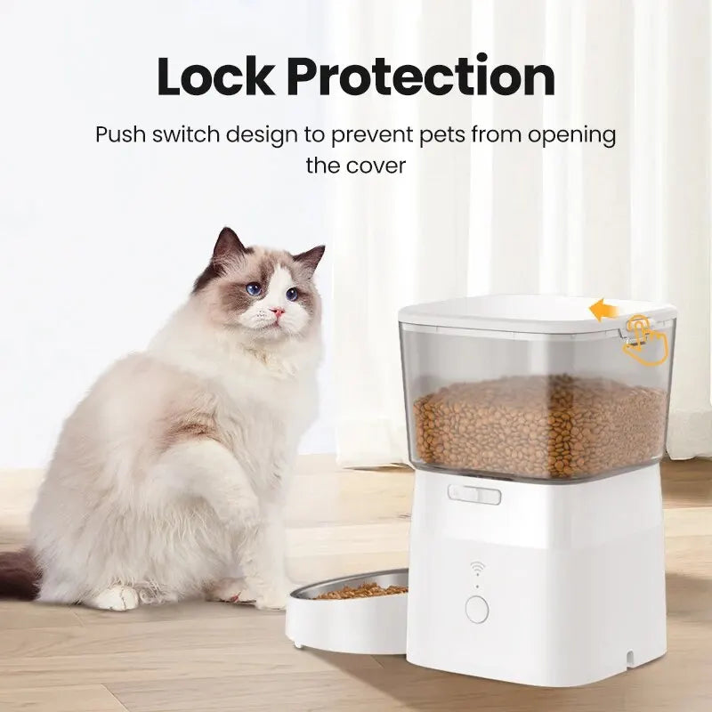 SmartMeal 2.0 – WiFi Automatic Pet Feeder with App Control (2L Capacity)