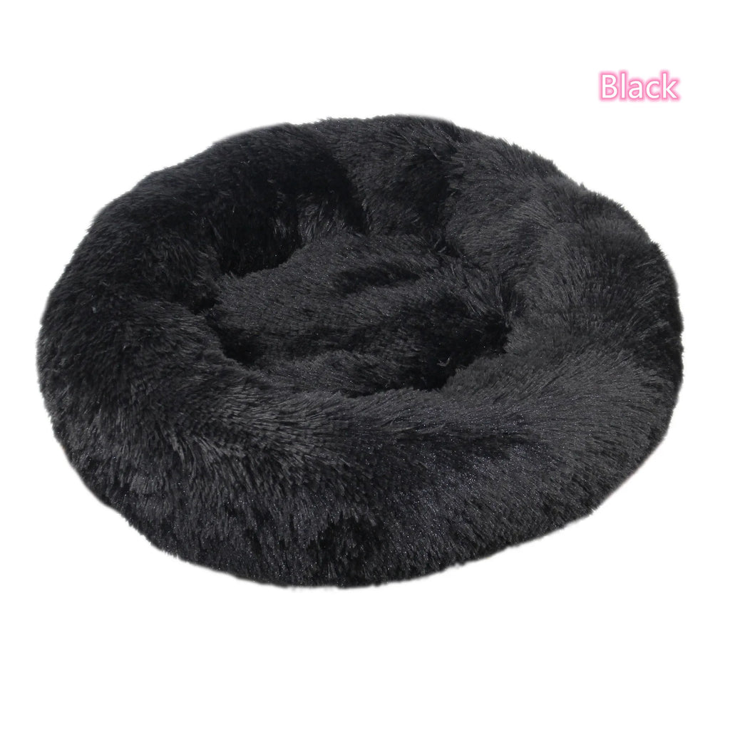 Donut Bed for Cats & Dogs - Ultra-Soft and Calming