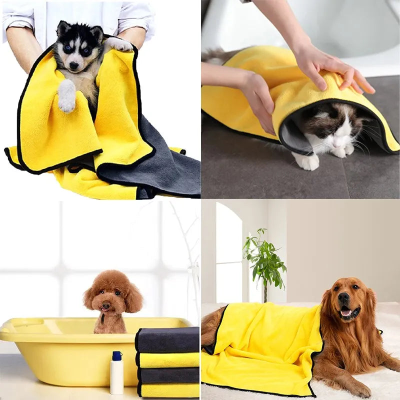 Dual-Surface Quick Drying Pet Towel