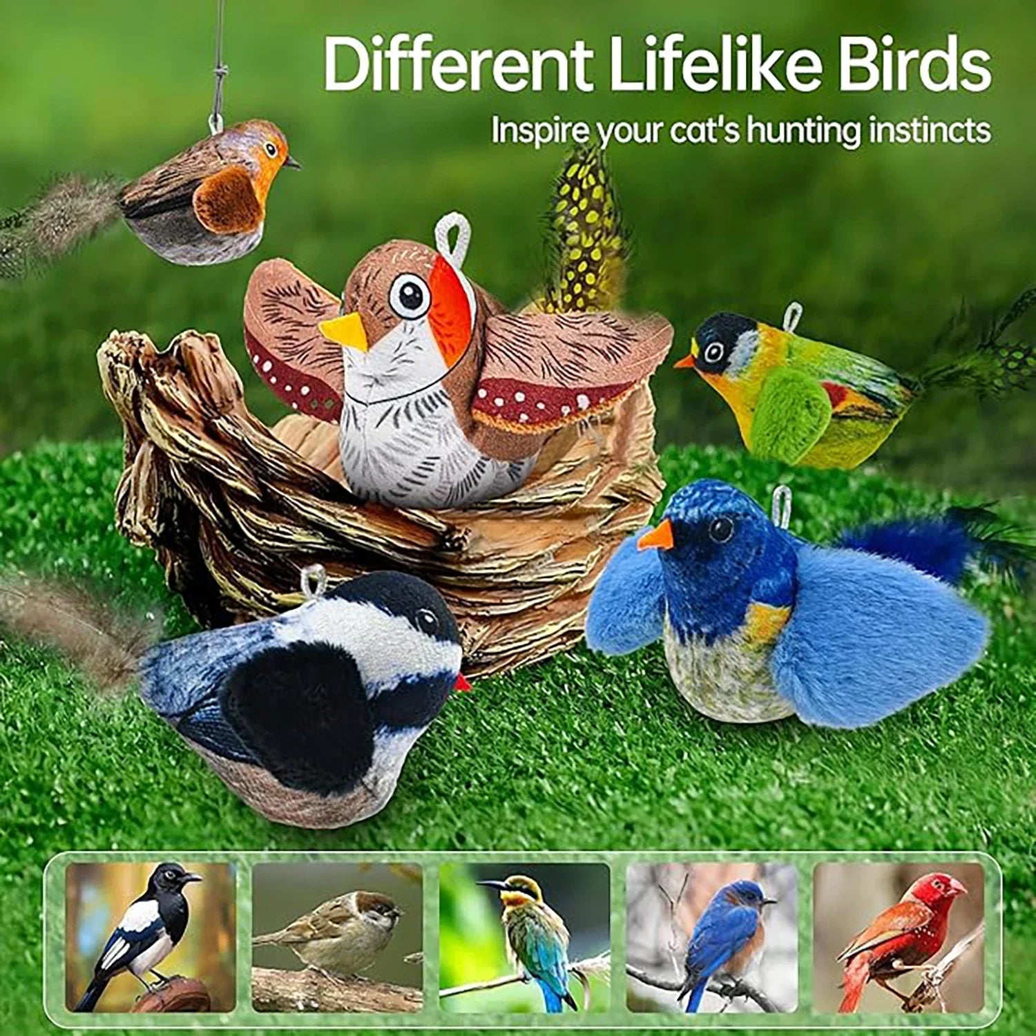 ChirpMate – Interactive Bird Toy for Cats