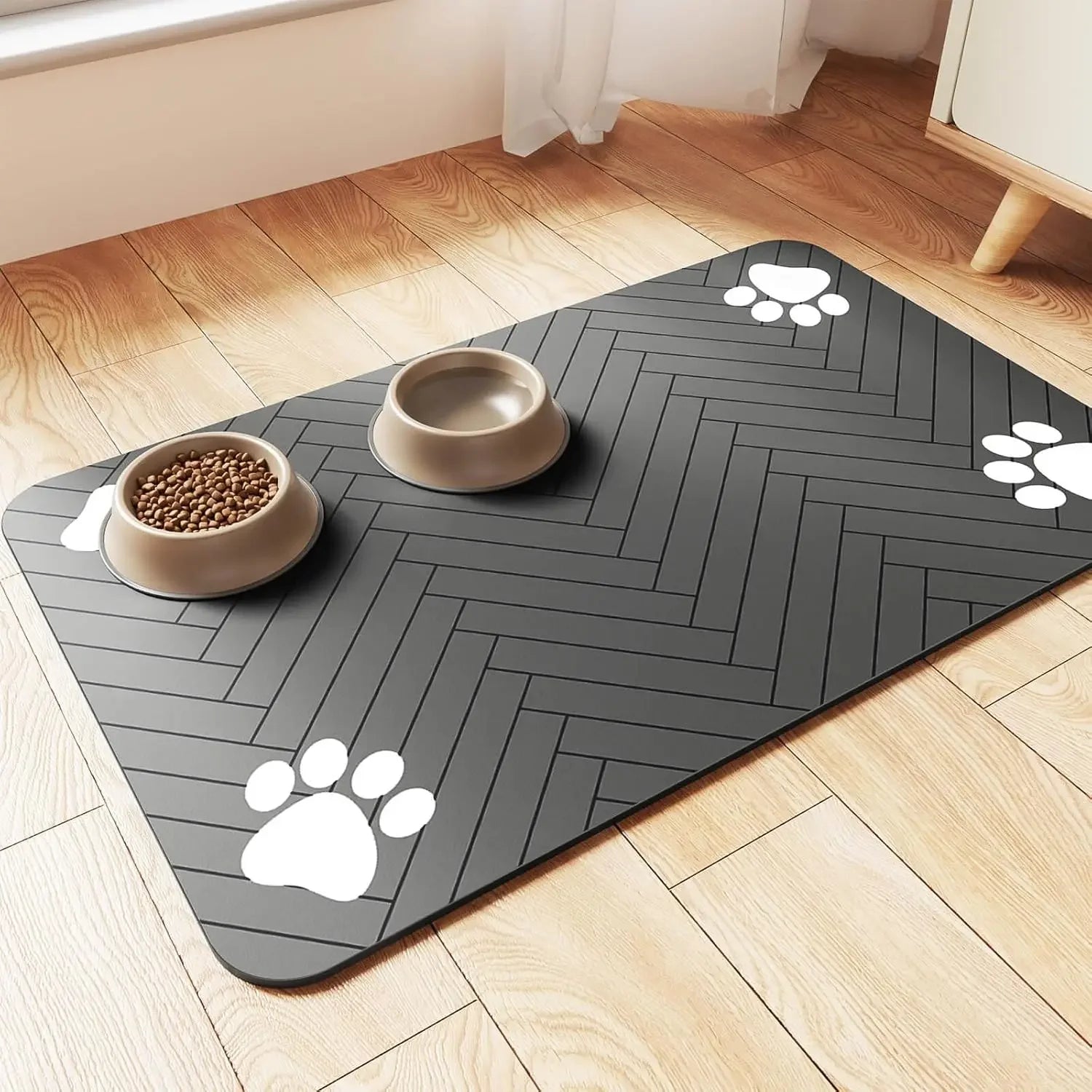 Furbytes PawMat – Absorbent & Waterproof Feeding Mat for Cats & Dogs (S/M/L)