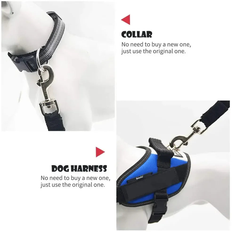 SafeRide – Adjustable Pet Car Seat Belt