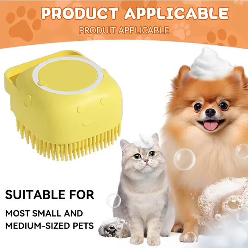 ScrubPaw – Soft Silicone Bath & Massage Brush for Dogs and Cats