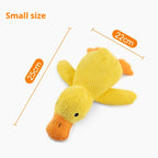 QuackyPlush — Soft Squeaky Duck Toy for Dogs Dog toy plush companion sleeping duck bite resistant teeth grinding sound relief duck sound toy