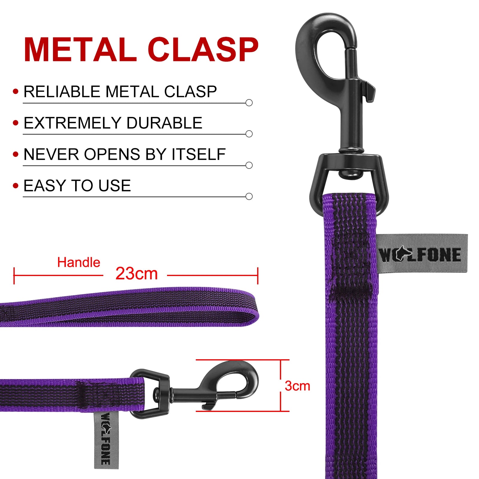 WolfOne™ Long-Range Dual-Color Training Leash