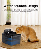 FlowSense 2.6 – Smart Wireless Pet Fountain with Infrared Sensor (2600mAh)