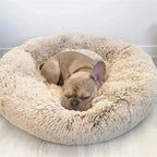 Donut Bed for Cats & Dogs - Ultra-Soft and Calming