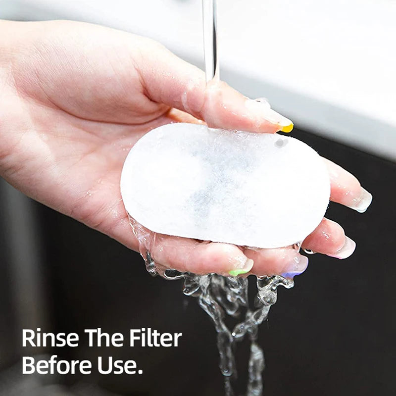 Rojeco ClearFlow Replacement Filters – For 1.5L Transparent Cat Water Fountain