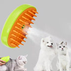 Furbytes SteamEase – 3-in-1 Electric Pet Brush with Steam & Massage Function