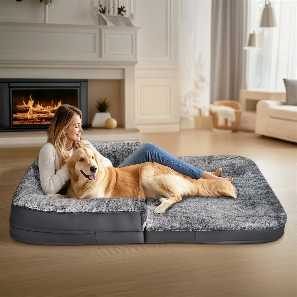 Human-Size Premium Pet Bed for Dogs & Humans