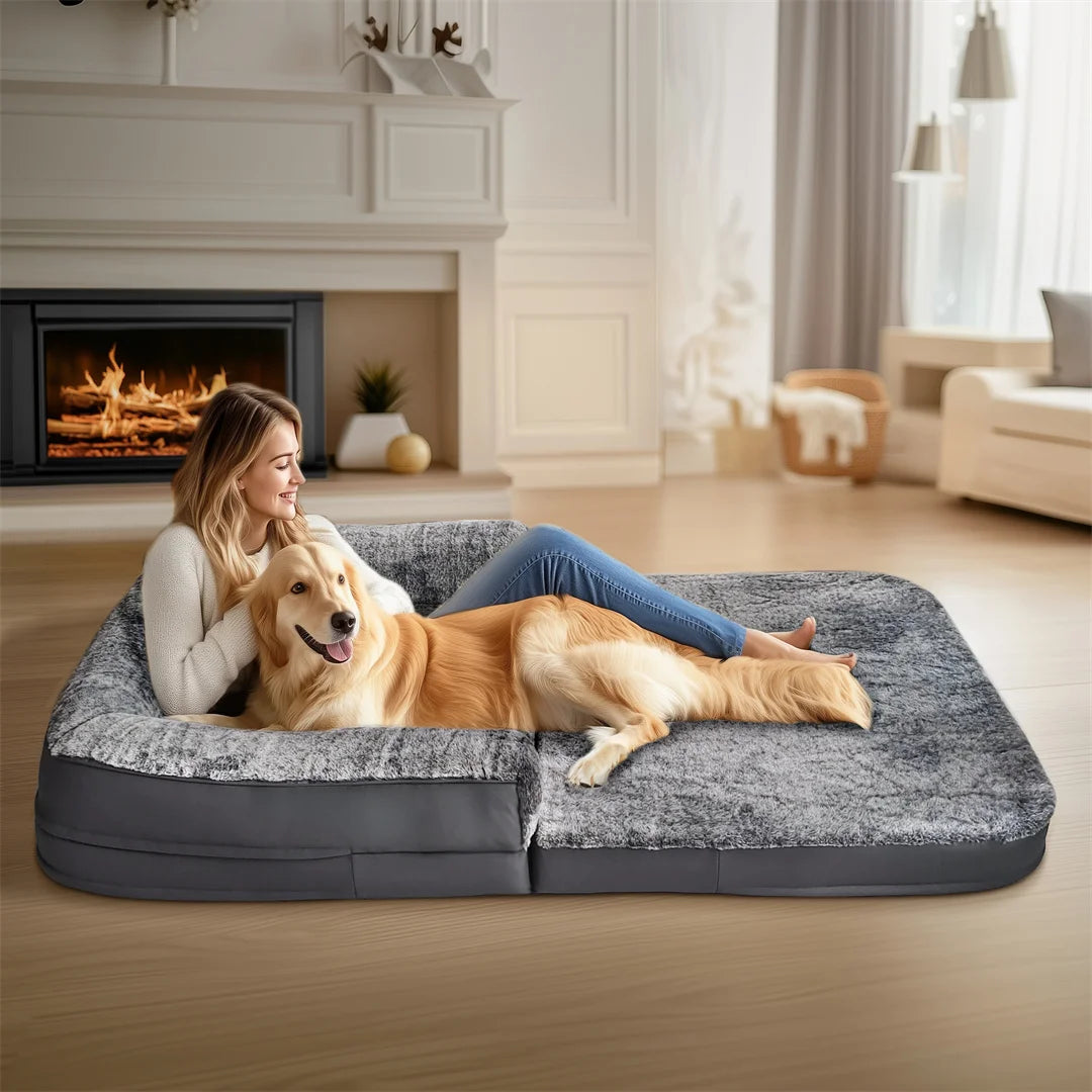 Human-Size Premium Pet Bed for Dogs & Humans