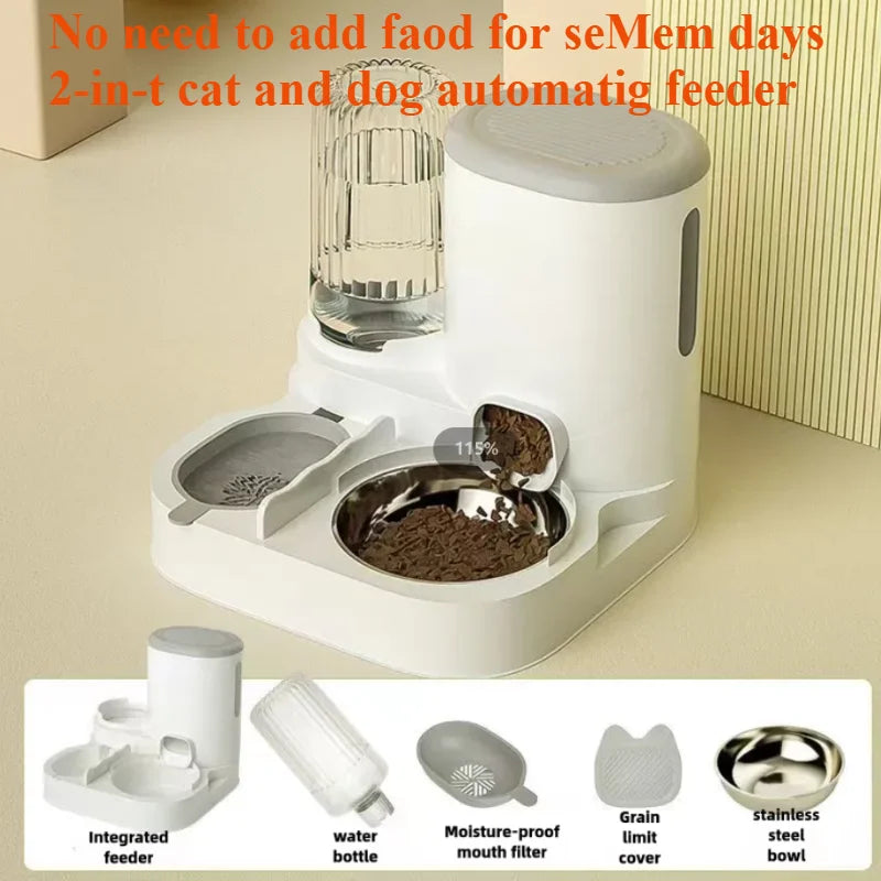 CozyFeast – Automatic Gravity Feeder & Water Dispenser for Cats and Dogs