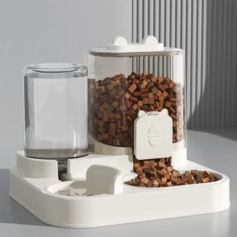 AutoFeast Duo – Large Automatic Pet Feeder & Water Dispenser (Non-Electric)
