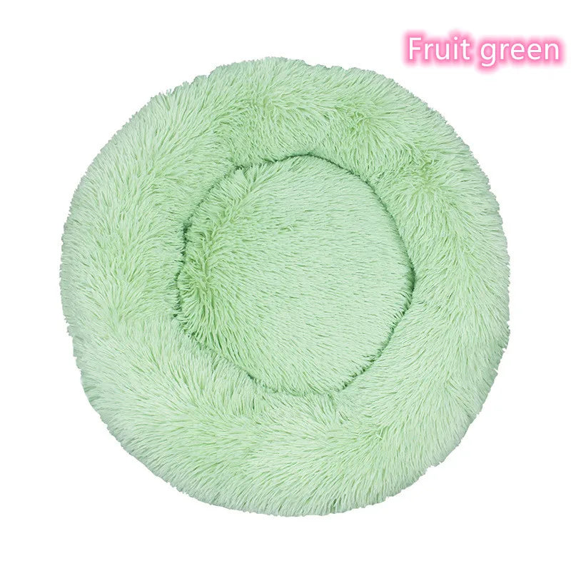 Donut Bed for Cats & Dogs - Ultra-Soft and Calming