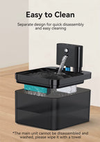 FlowSense 2.6 – Smart Wireless Pet Fountain with Infrared Sensor (2600mAh)