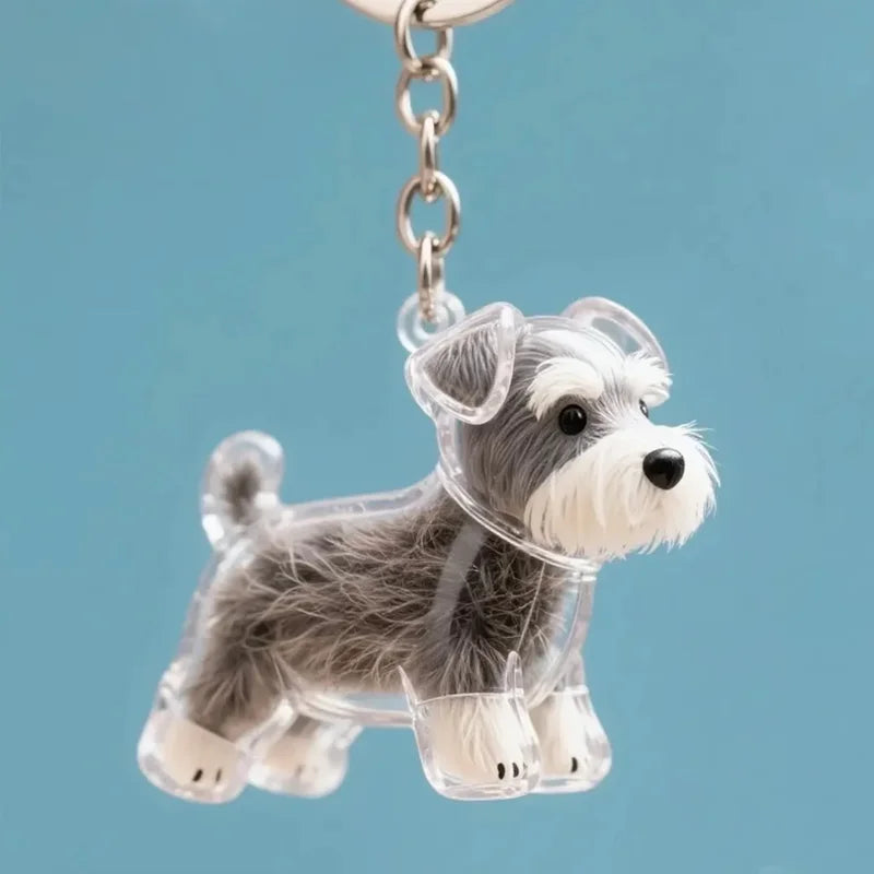 PetMemory – Clear Pet Fur Keepsake Keychain