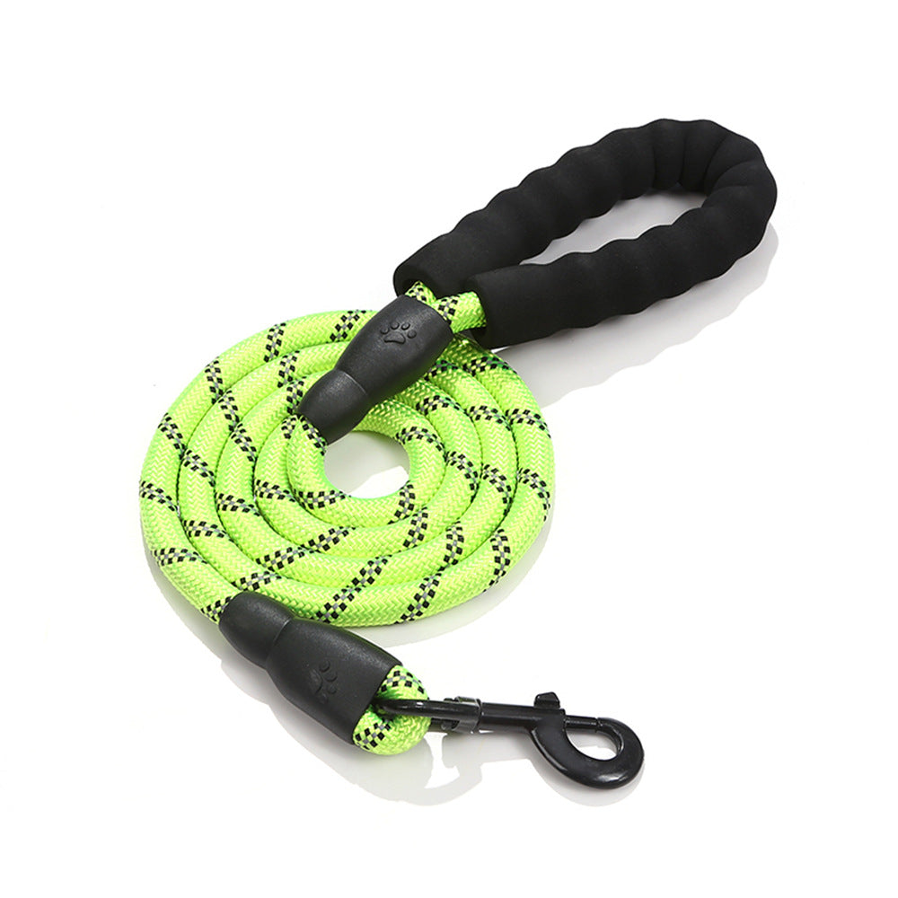 Heavy-Duty Reflective Rope Leash - Strong Dog Leash