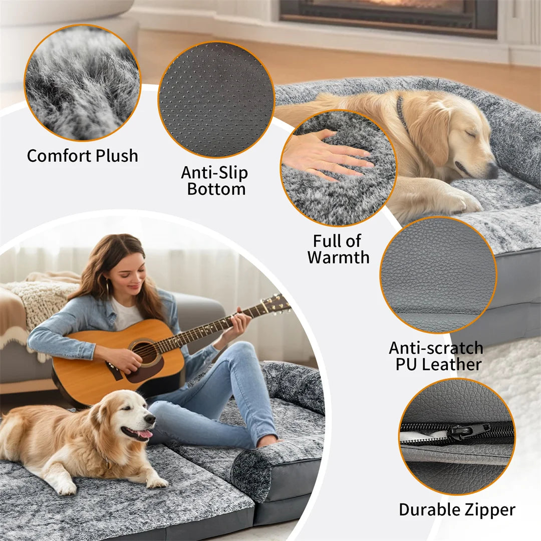 Human-Size Premium Pet Bed for Dogs & Humans