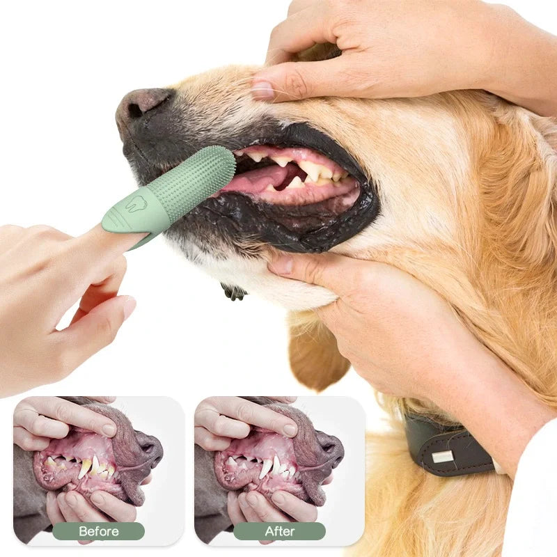 Furbytes 360Clean – Food-Grade Silicone Finger Toothbrush for Dogs & Cats