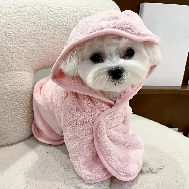 Ultra-Soft Quick-Drying Pet Bathrobe